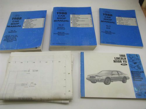 1988 ford factory service repair manuals manual mustang crown victoria cougar