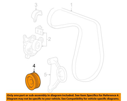 Toyota oem-serpentine idler pulley 1660328030