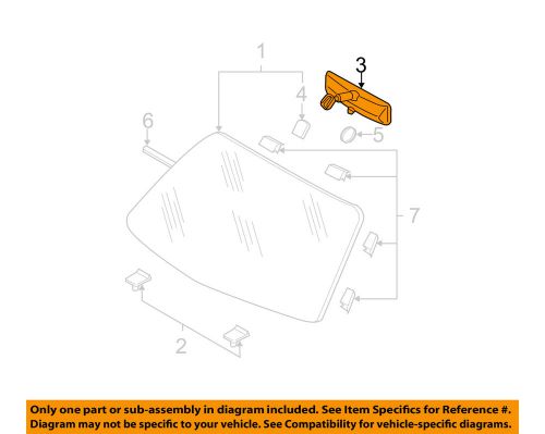 Nissan oem 04-05 maxima windshield-mirror inside 963217y100