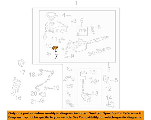 Toyota oem 03-05 4runner abs-pressure sensor 8963930100