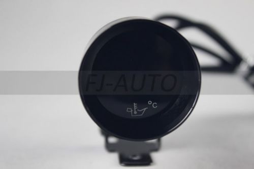 Hot new 37mm micro oil temperature gauge/racing meter w/sensor black