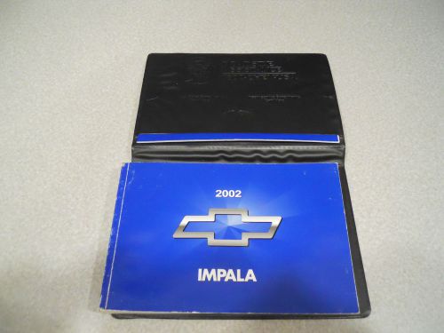 2002 chevy impala owners manual