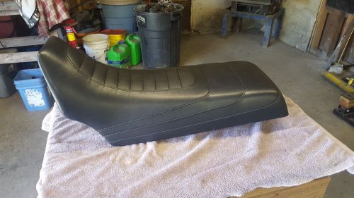 Banshee seat with triple black cascade custom seat cover
