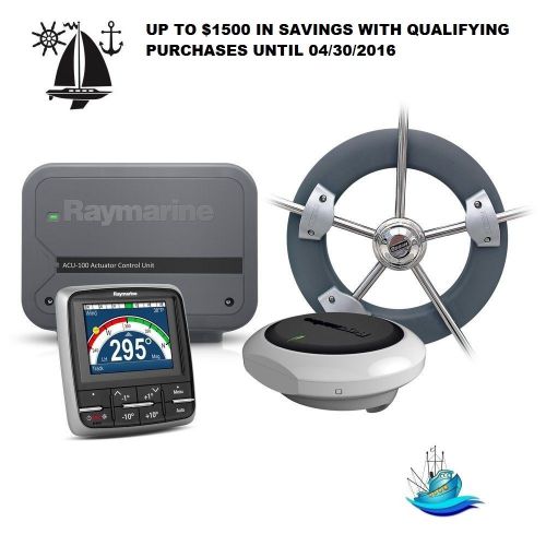 Raymarine ev-100 wheel evolution autopilot:  a complete autopilot-in-a-box