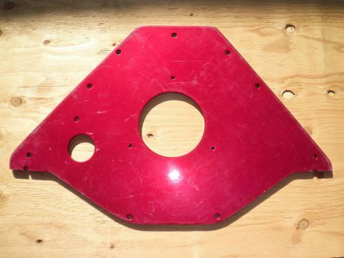 Big block chevy rear 10/12 degree v drive motor plate flatbottom runner bottom