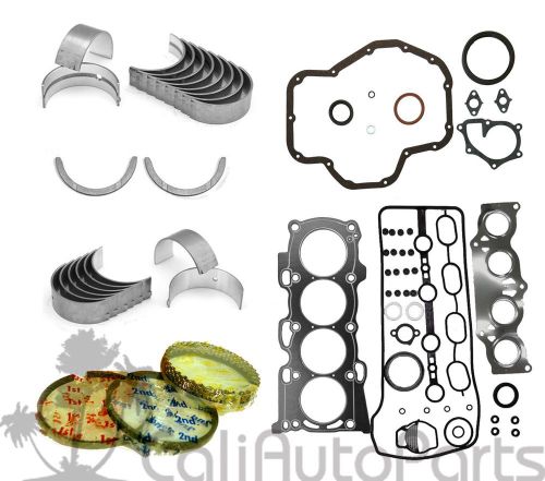 07-13 toyota camry rav4 matrix xrs 2azfe 2.4l engine re-ring kit *graphite*