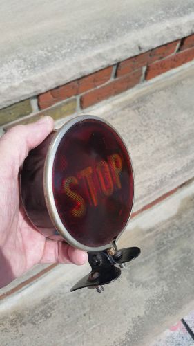 Vintage &#034;stop&#034;  tail light  harley, ford chevy dodge,rat rod, hot rod, custom