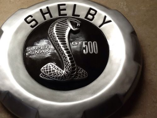 Shelby gt500 super snake gas cap wall plaque rare