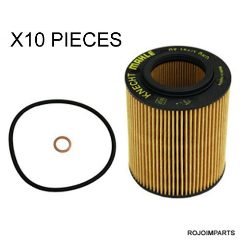 Bmw e36 e39 e46 e53 e60 e83 oil filter mahle oem ox1541d set of 10 new