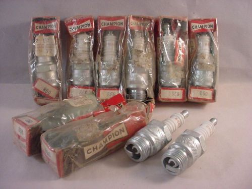 Champion sparkplugs #860 (ford) lot of 8 nos barn find