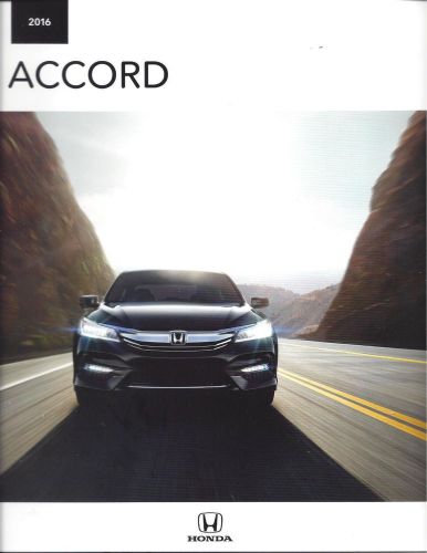 2016 honda accord lx-s/ex/ex-l/ex-l v-6 and touring models 20 page brochure