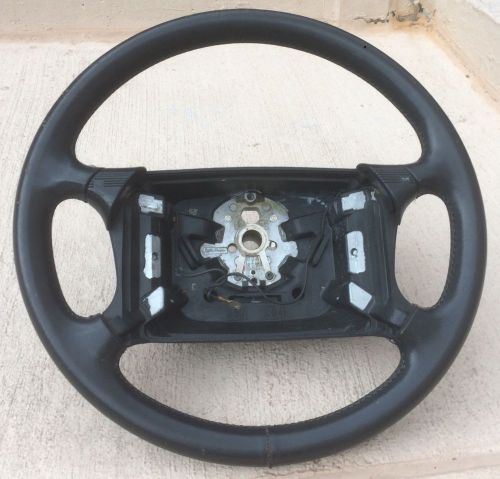 Alfa romeo spider steering wheel leather 1991 1992 1993 1994 1995 oem w/o airbag