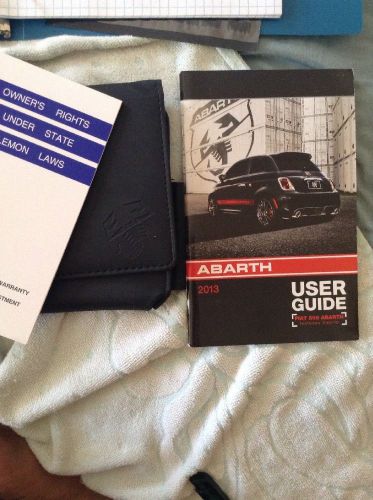 2013 fiat abarth manual