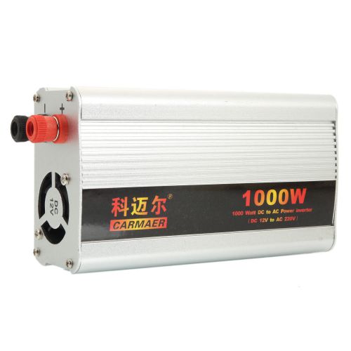 1000w car power inverter converter charger modified sine wave dc 12v to ac 220v