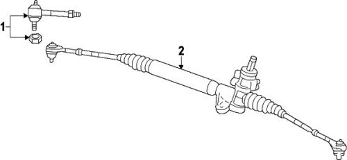 Dodge\jeep 68069646ab genuine oem outer tie rod