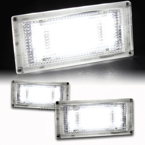 White led license plate light lamps for subaru brz impreza sti wrx scion fr-s