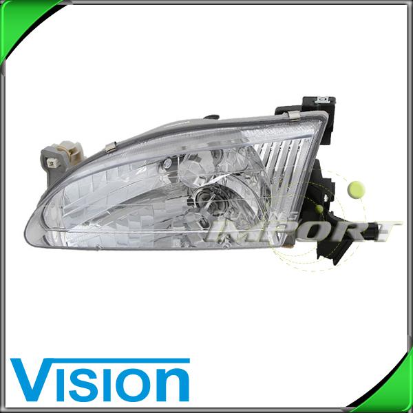 Driver side left lh headlight lamp assembly replacement 1998-2000 toyota corolla