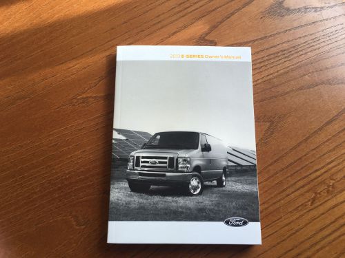 2013 ford e series van owners manual