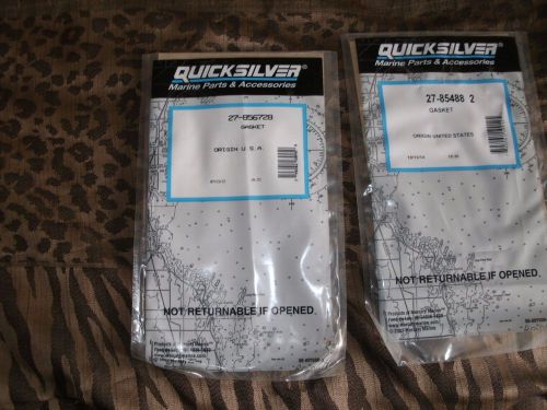 Oem mercury gaskets, two of  27-85488 2  and  one 856728