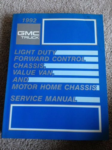 1992 gmc truck service manual motor home