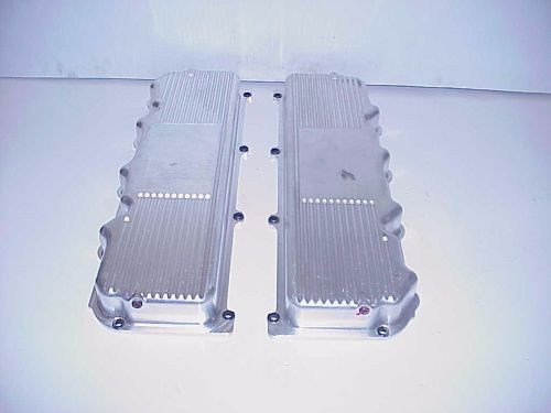 Billet aluminum valve covers froma 351w ford roush yates nascar engine xfinity