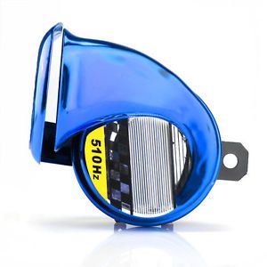 40w blue mini loud electronic snail horn for auto motorcycle loud voice speaker