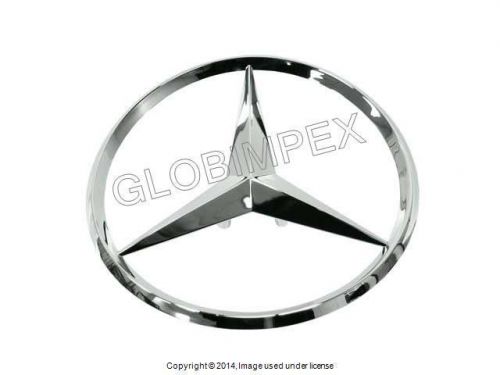 Mercedes w204 trunk star emblem genuine new+ 1 year warranty