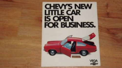 1971 chevy vega original dealership sales brochure