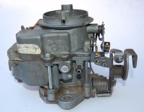 Carter ball and ball 1 barrel carburetor chrysler 6-1983