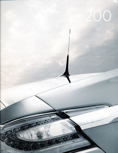 2012 chrysler 200 big-size 40-page original car sales brochure still in plastic!