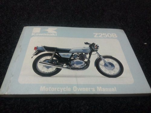 Kawasaki z250 owner&#039;s manual - oem