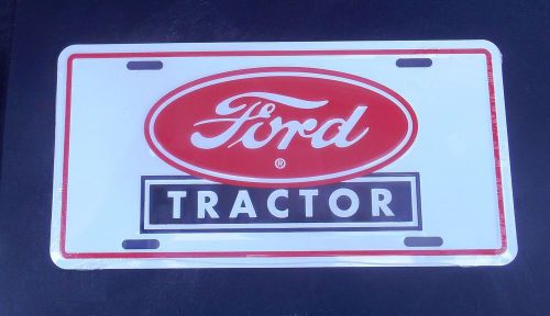 Ford tractor metal license plate - 55014 chroma graphics