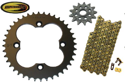 Gold chain and jt sprocket 13 38 fits trx 300ex 93 94 95 96 97 98 trx300