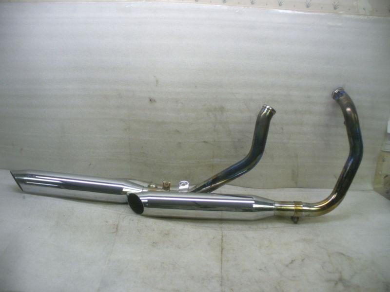 Harley 2010 xl 883/1200 oem exhaust with stock slash cut/tapered mufflers.