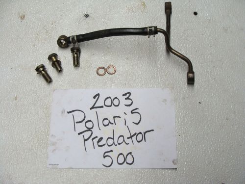 Polaris predator 500 oil line hose 2003