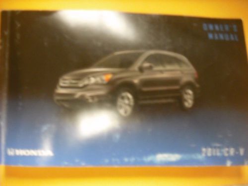 2011 honda crv  owners manual