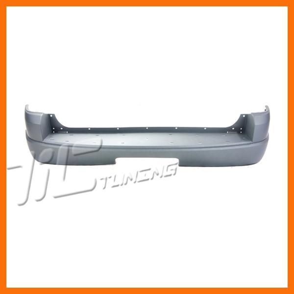 02 explorer 4dr xlt rear bumper upper partial primered cover gray w/o sensor