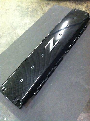 350z carbon trunk tower trim garnish bezel interior hydro coated nissan 03-08