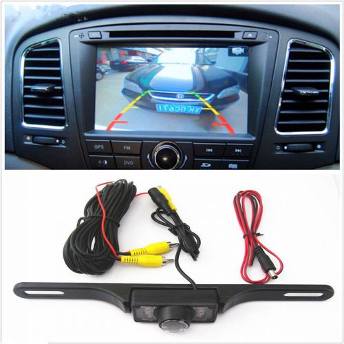 Auto license plate infrared night vision ccd waterproof reversing camera parking