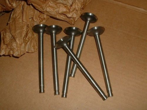 56-62 amc rambler exhaust valves set of (6) - overhead valve 6-cyl trw s-2199