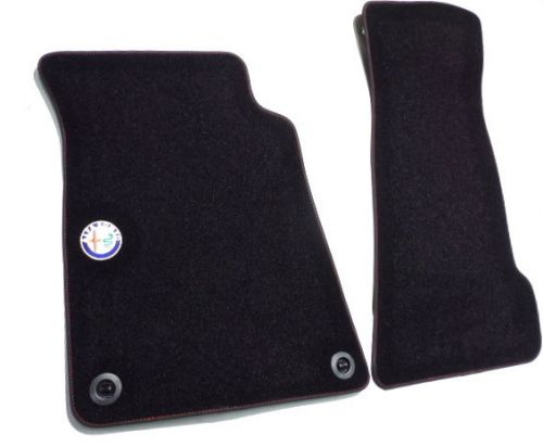 Ex stock - alfa romeo spider s4 1990-1993 velours alfa floor mat set + nubuck