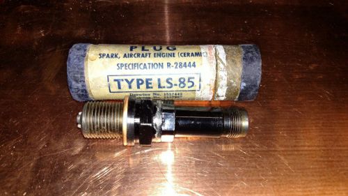 Wwii! military new surplus aviation aircraft ac spark plugs ls85 b17 b24 p38 p51