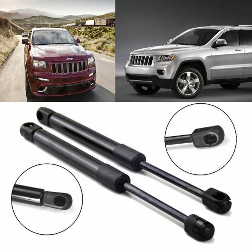 2 new jeep grand cherokee hood gas shocks door lift support struts springs arms