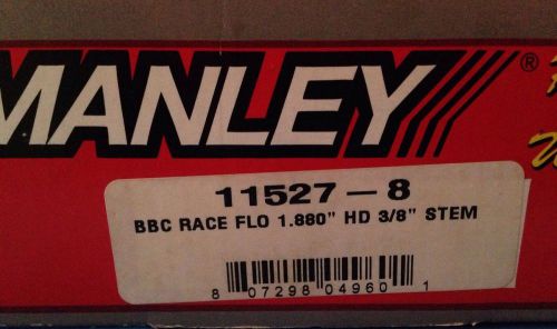 Manley exhaust valve race flo 5.350x1.880&#034; big block chevy 8 pc p/n 11527-8