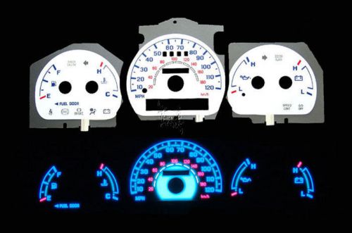 95-97 ranger explorer w/o tach blue indiglo glow white gauges 95 96 97