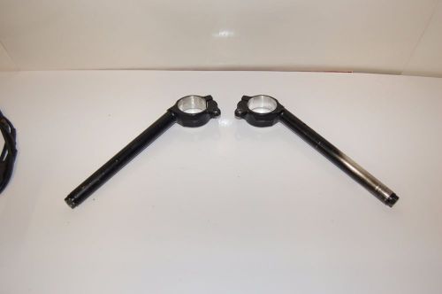 Kawasaki zx6 zx6r r handle bar right left side clip on bars 06-07