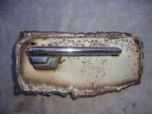 Used. 1965? ford galaxie 500 2 dr. right exterior door handle