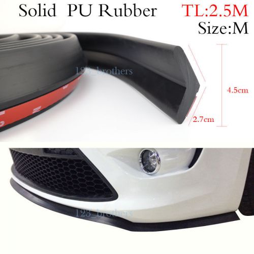 Fm us! lip spoiler splitter valance body kit wing front/rear fits ford focus