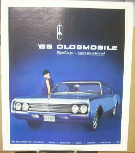 1965 oldsmobile prestige sales brochure 98 starfire dynamic 88 jetstar f-85 442