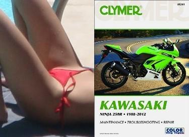 1988-2012 kawasaki ninja 250 clymer repair manual